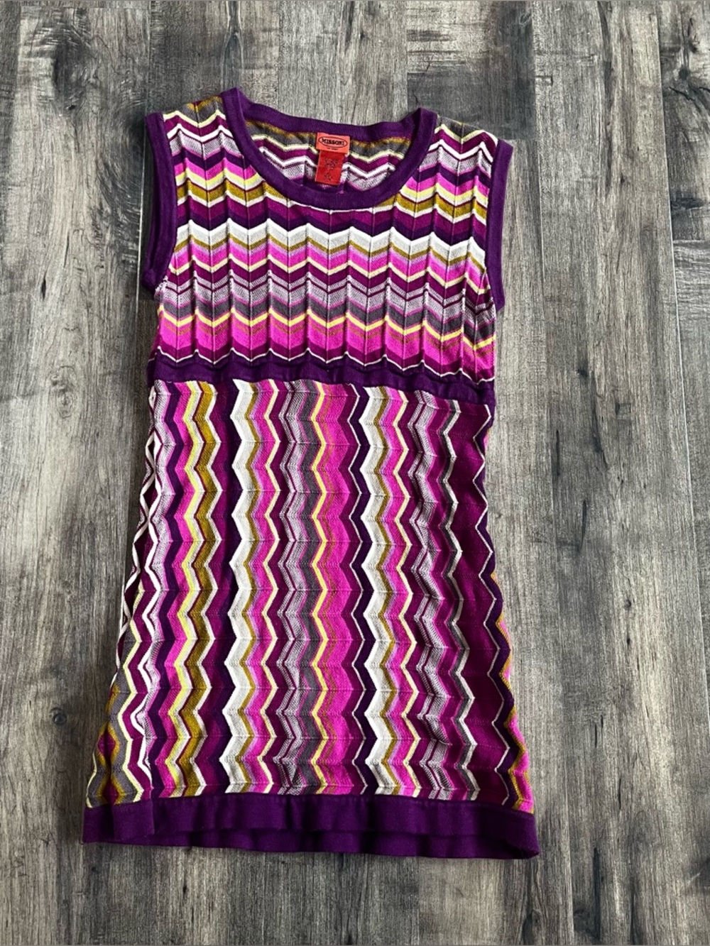 Missoni For Target Girl's Knit Dress Purple Size XL